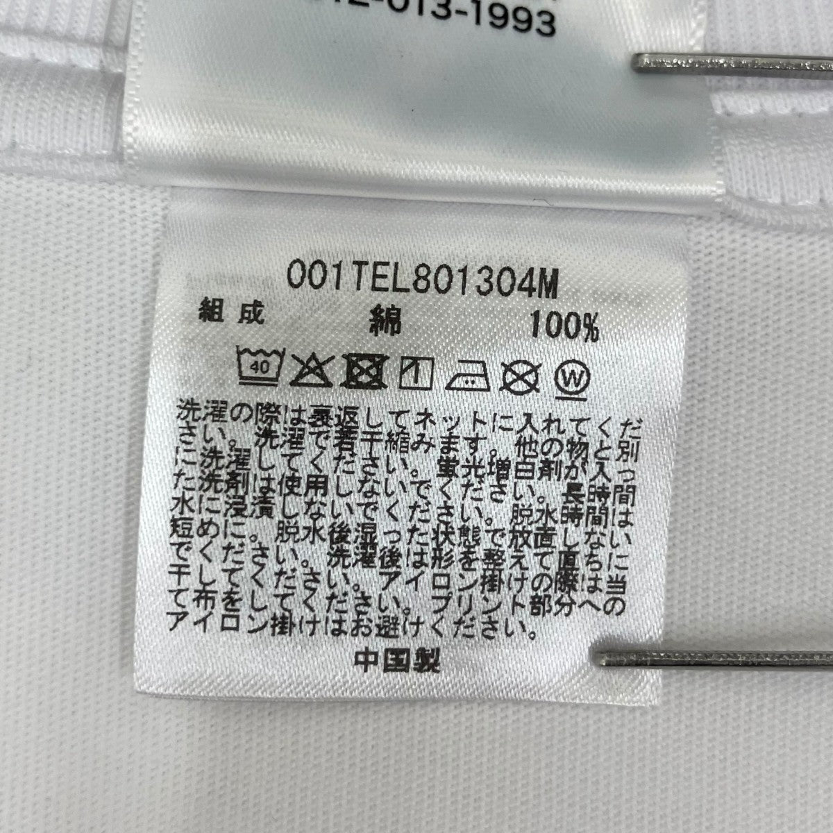 25AW半袖Tシャツ001TEL801304M