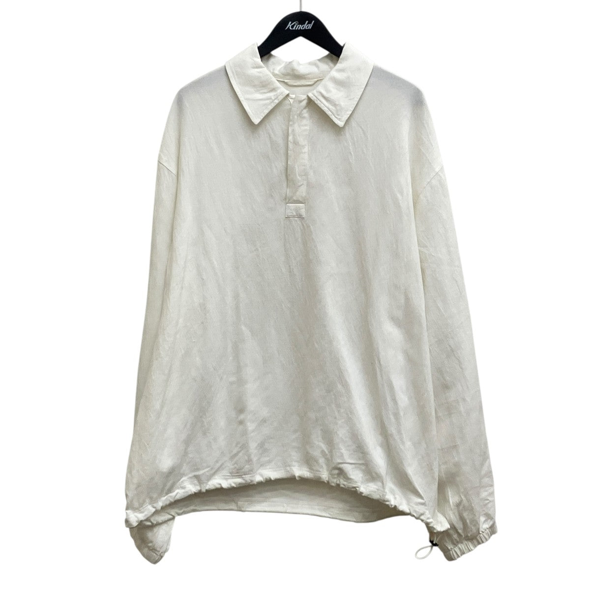 LINEN MESH L S POLO ／SPNT-260021