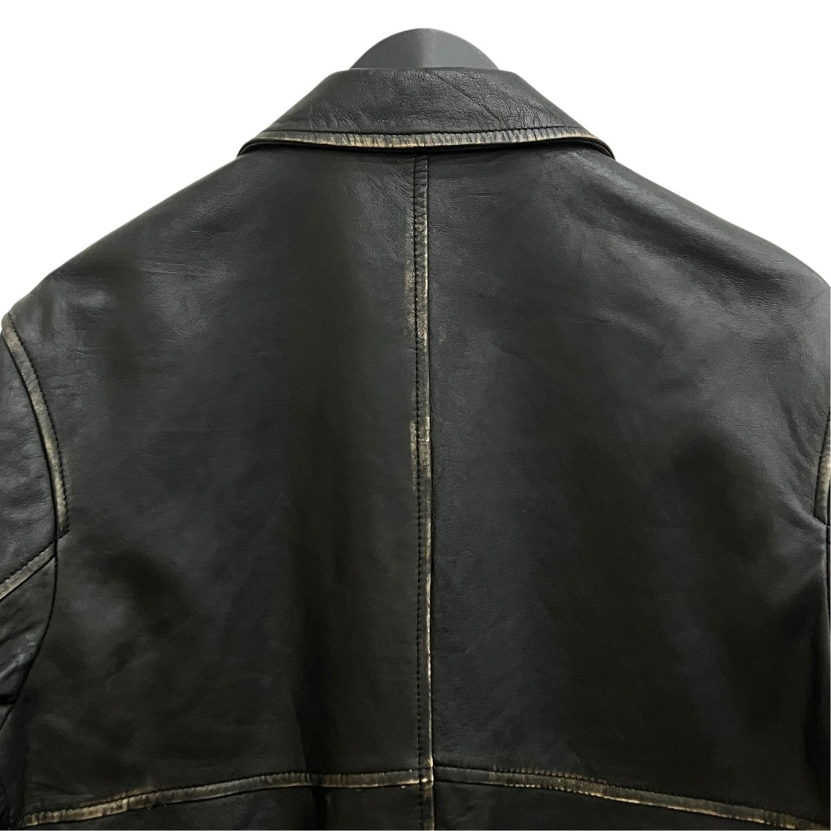 DOUBLE BREASTED JKT ^SH-62-C-SHEEPDRUBDUSED-4