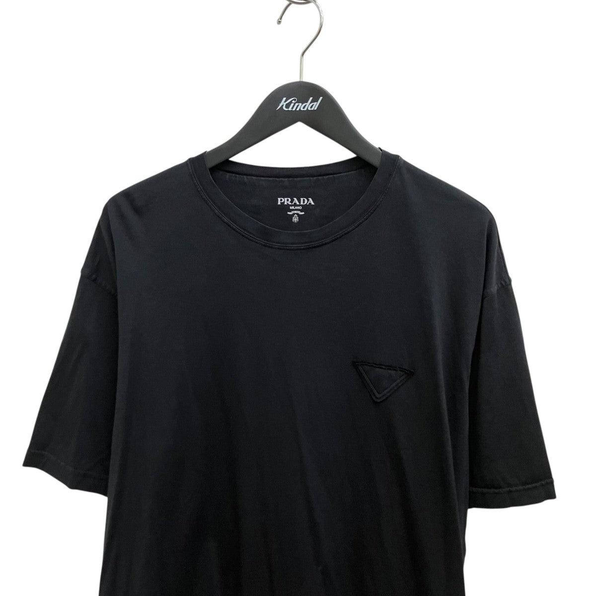 三角ロゴコットン半袖TシャツUJN852