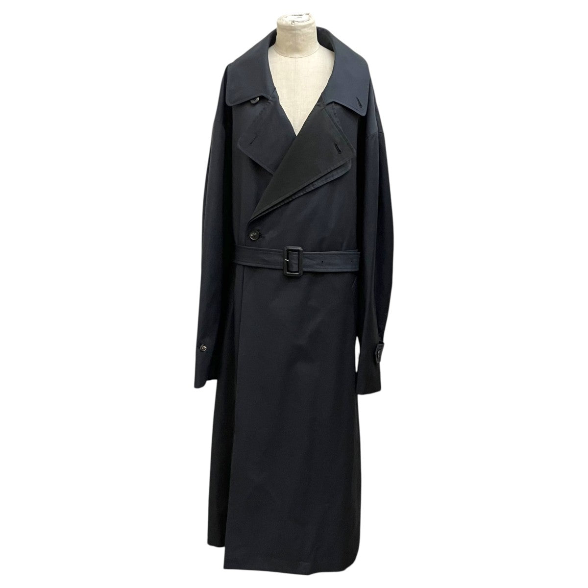 DOUBLE LAPELED DOUBLE BREASTED COATトレンチコートST.483