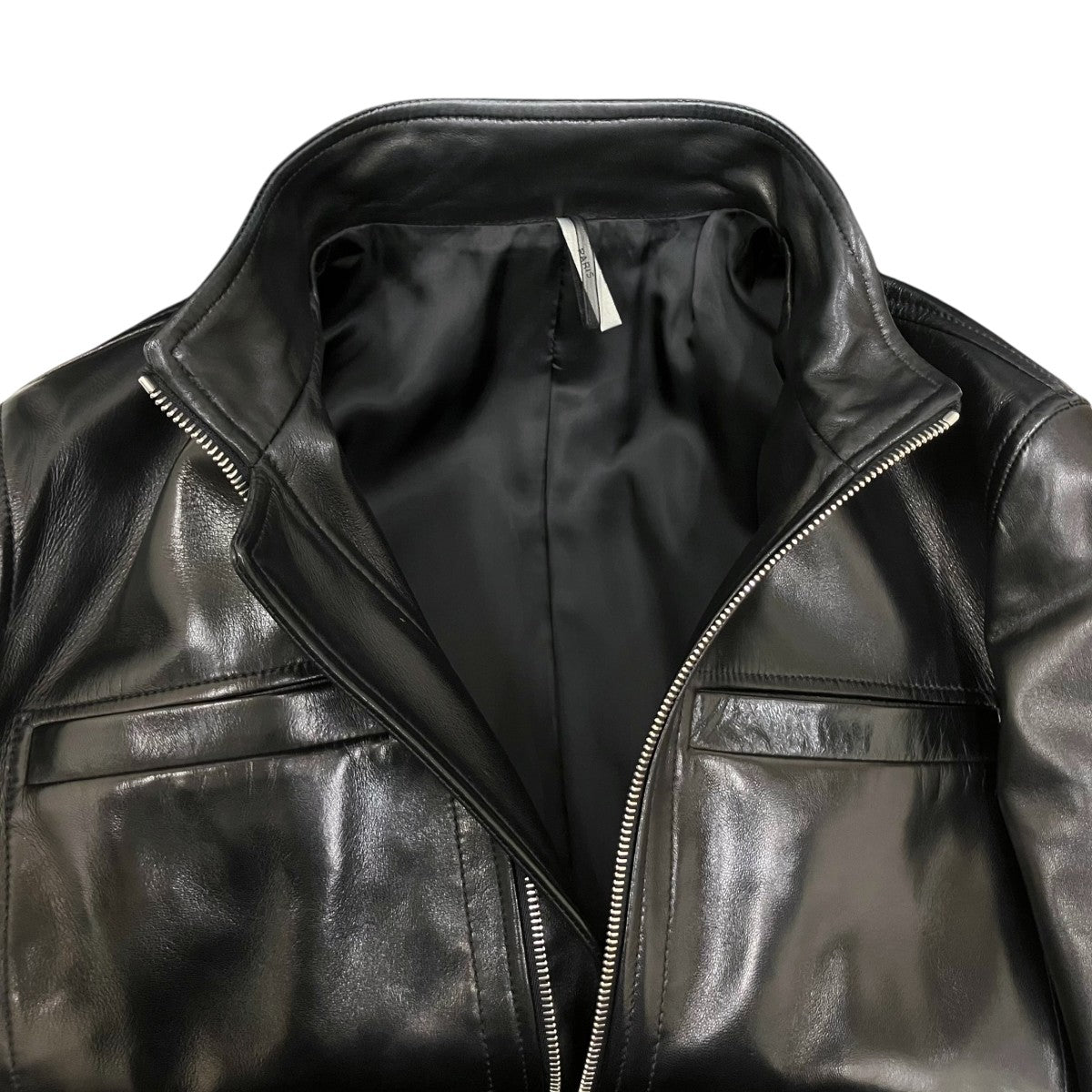 14SSKris Van Asscheシングルライダースジャケット463L499A0182