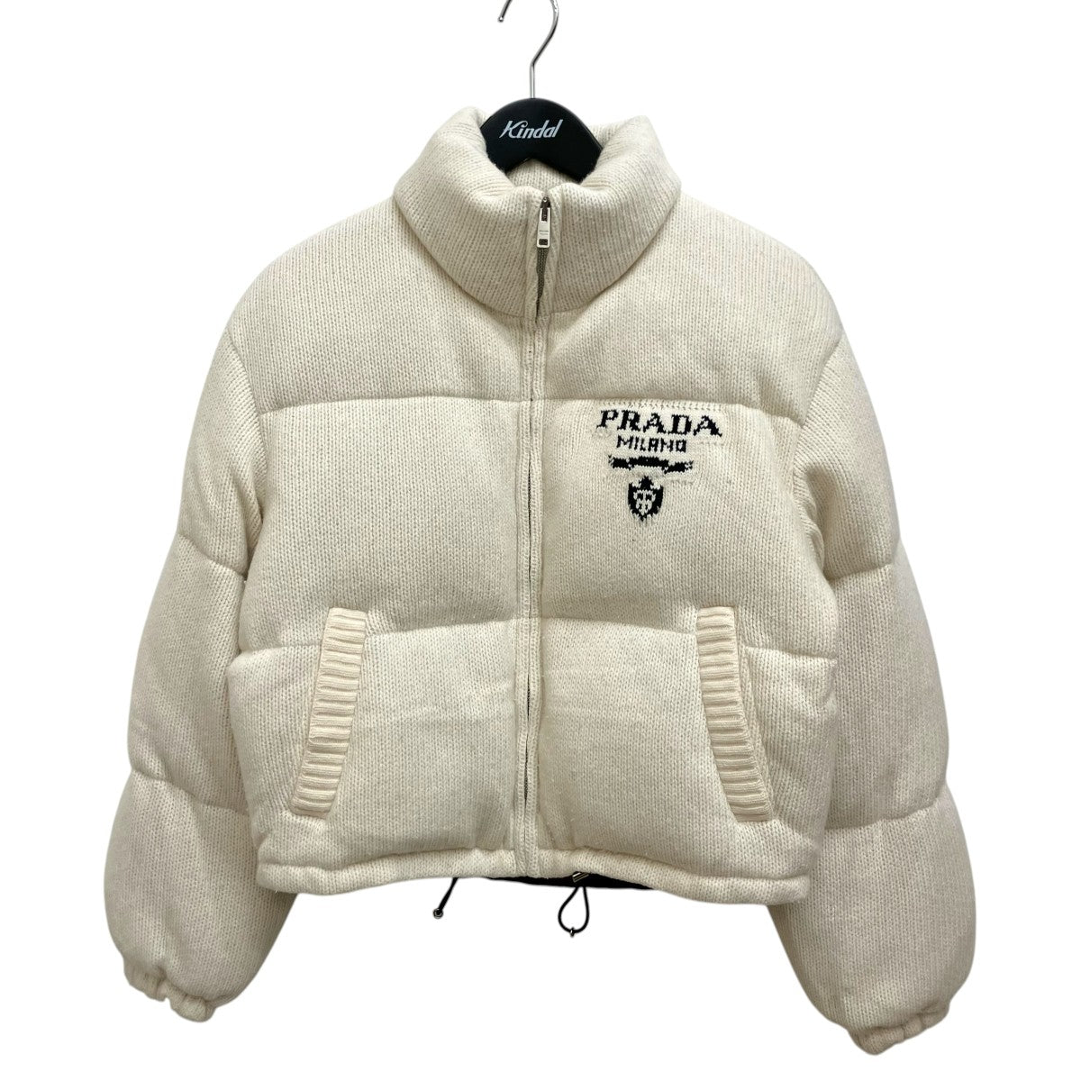 PRADA ウールカシミヤショートダウンジャケット 292028 古着・中古-1枚目のアイテム画像