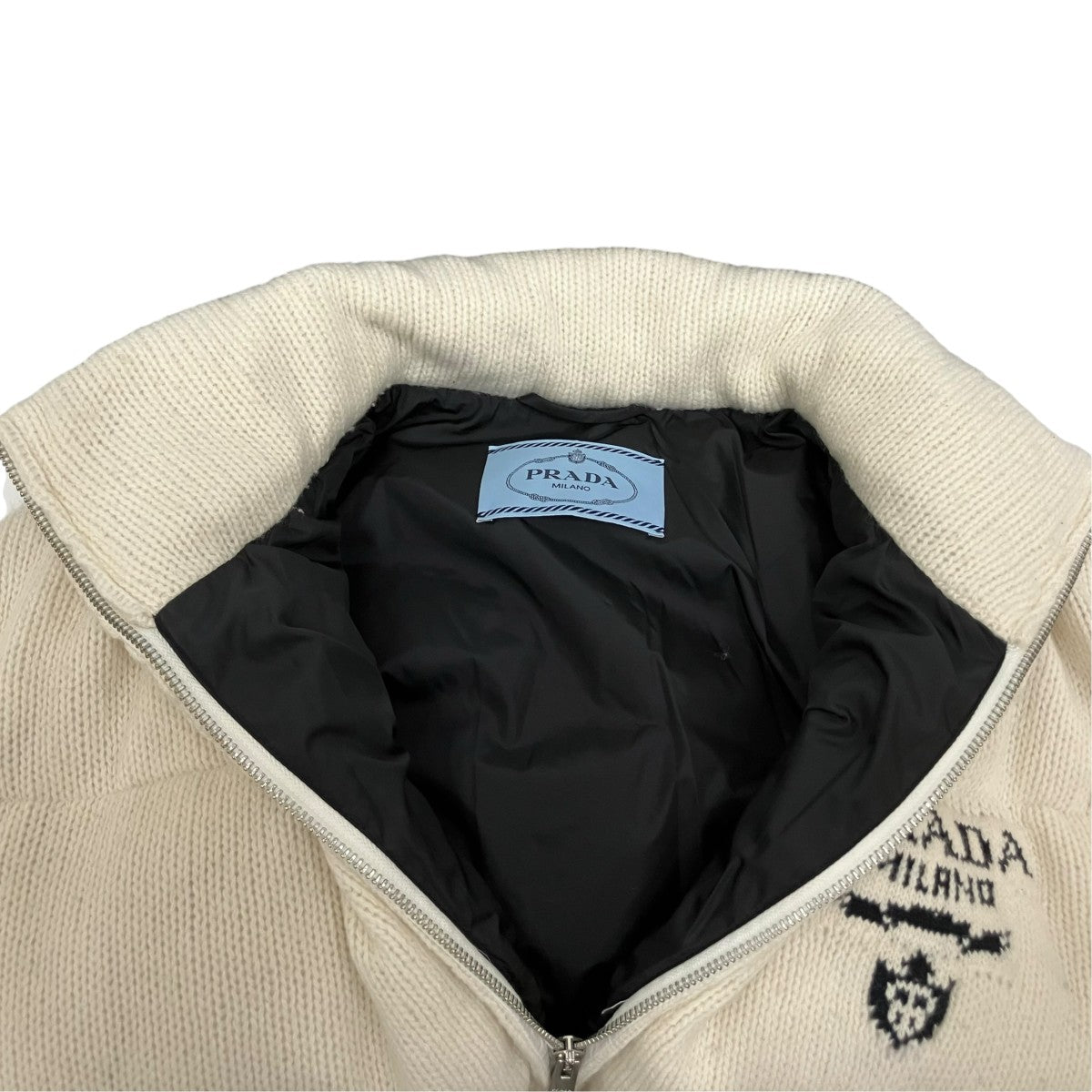 PRADA ウールカシミヤショートダウンジャケット 292028 古着・中古-6枚目のアイテム画像