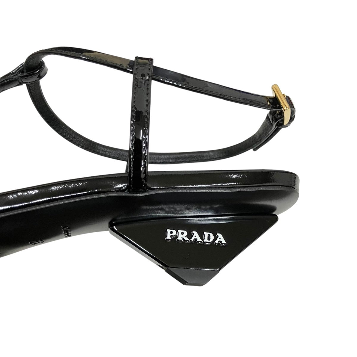 PRADA パテントレザー スリングバックパンプス 1I535N 古着・中古-6枚目のアイテム画像