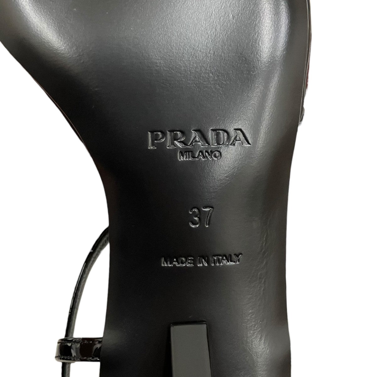 PRADA パテントレザー スリングバックパンプス 1I535N 古着・中古-7枚目のアイテム画像