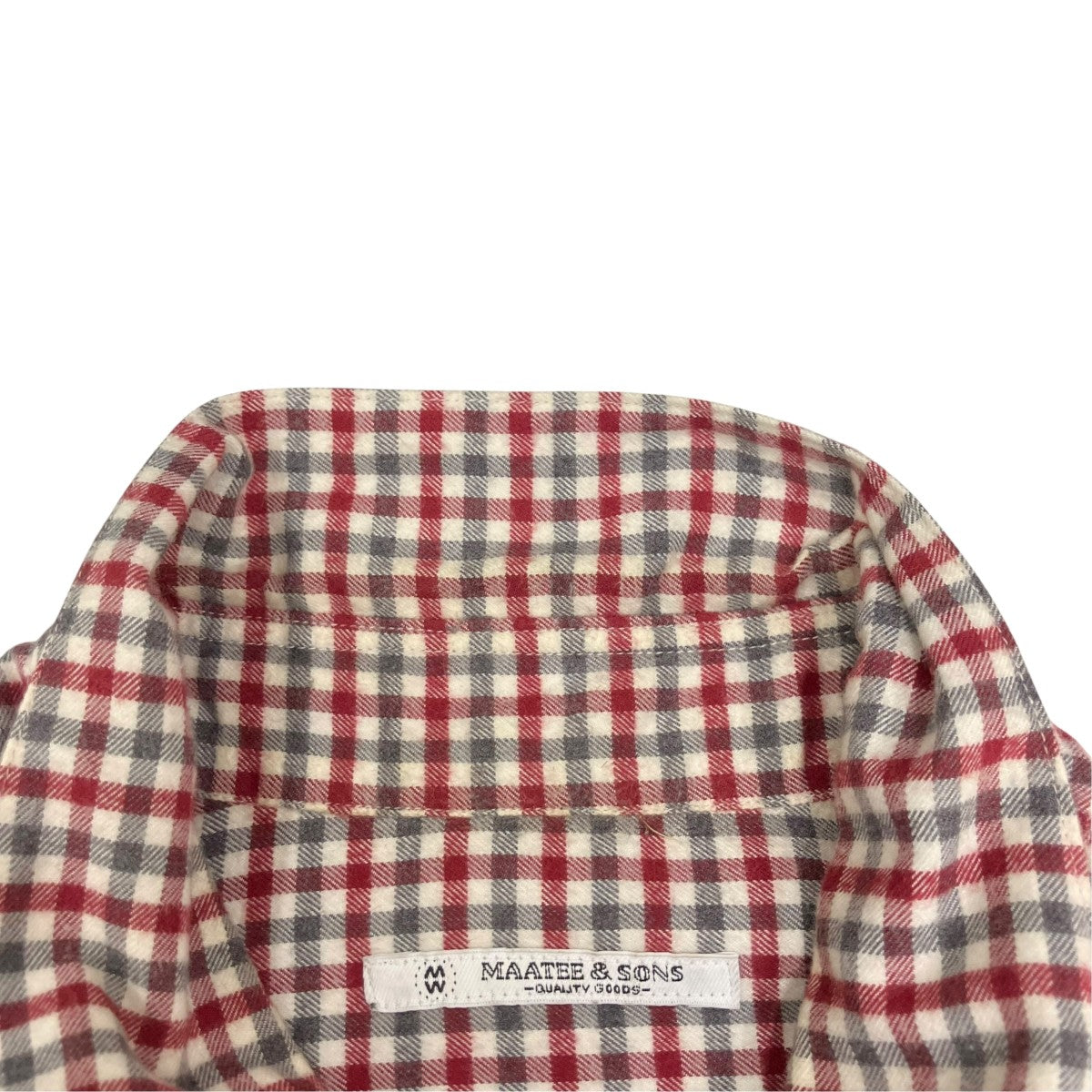 Saint Gelmanギンガムチェック長袖シャツMT5303-0602B
