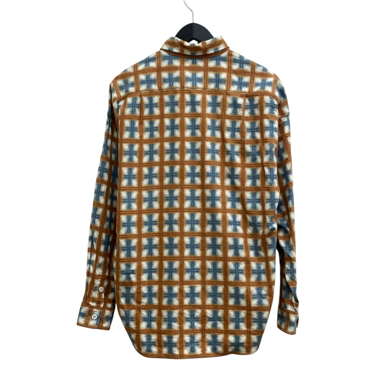 RUN PLAID DROP SHOULDER SHIRT ／WMS-C-003