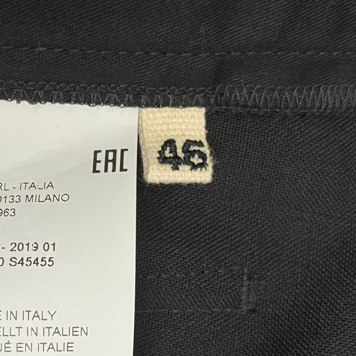 PUMU0016A0 COTTON TWILL PANTSスラックスPUMU0016A0
