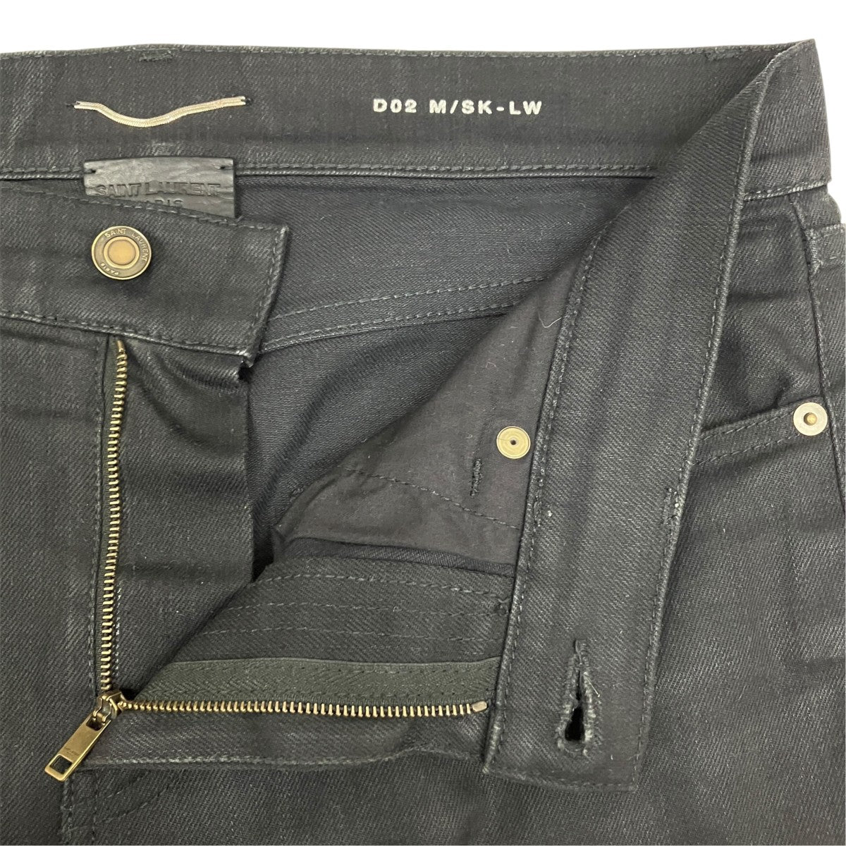 Saint Laurent Paris デニムパンツ525173 古着・中古-7枚目のアイテム画像