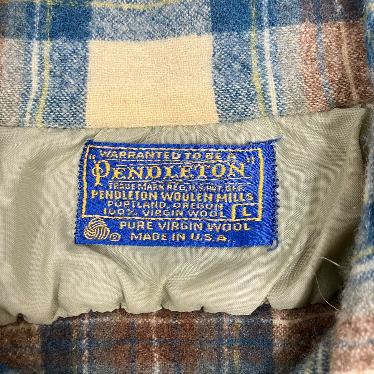 PENDLETON 70Sチェックシャツ 古着・中古-5枚目のアイテム画像