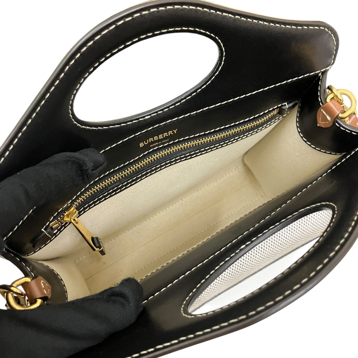 BURBERRY 2WAY MINI POCKET BAG BMPP0L1298 古着・中古-6枚目のアイテム画像