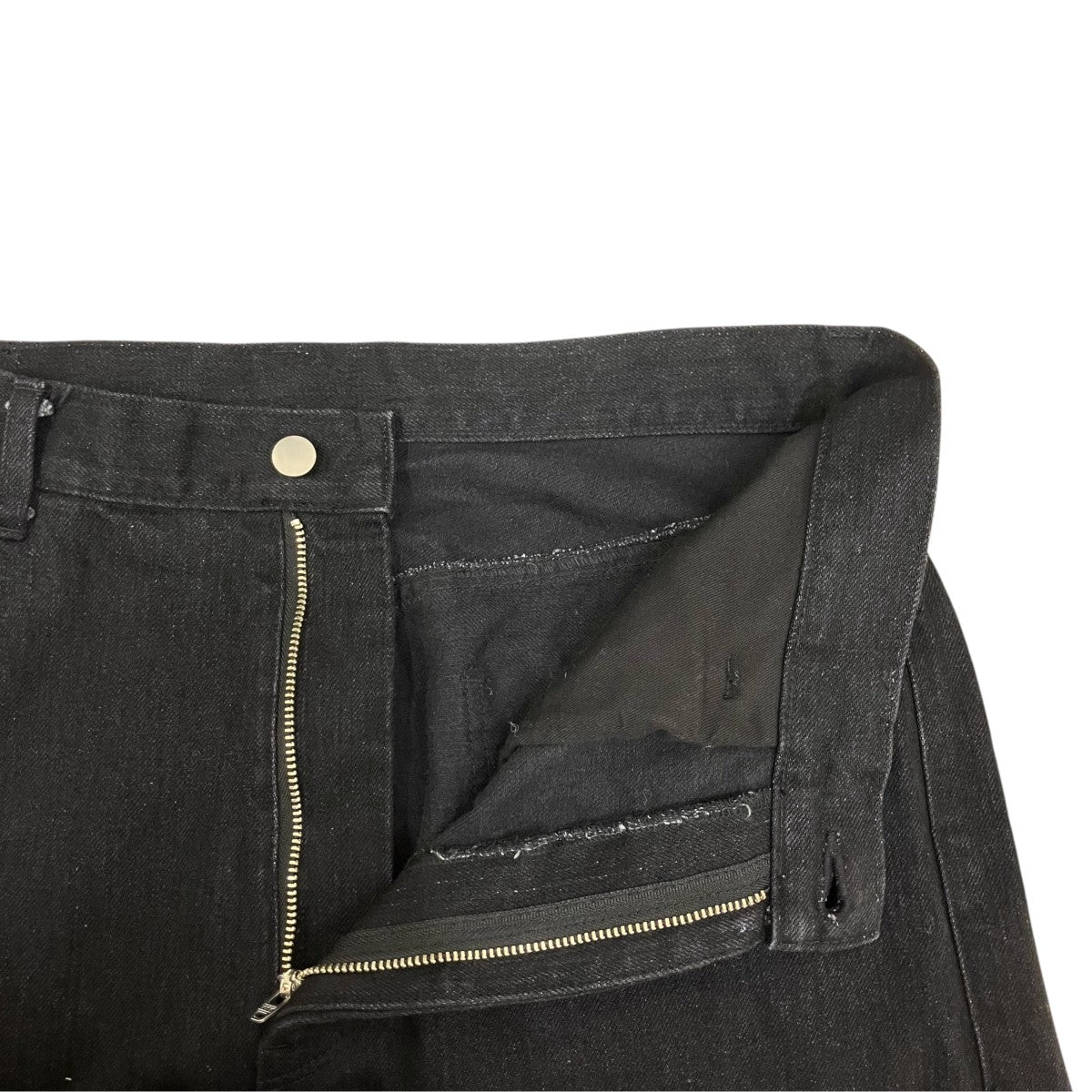 Leather Combination Denim JeansデニムレザーパンツST.362