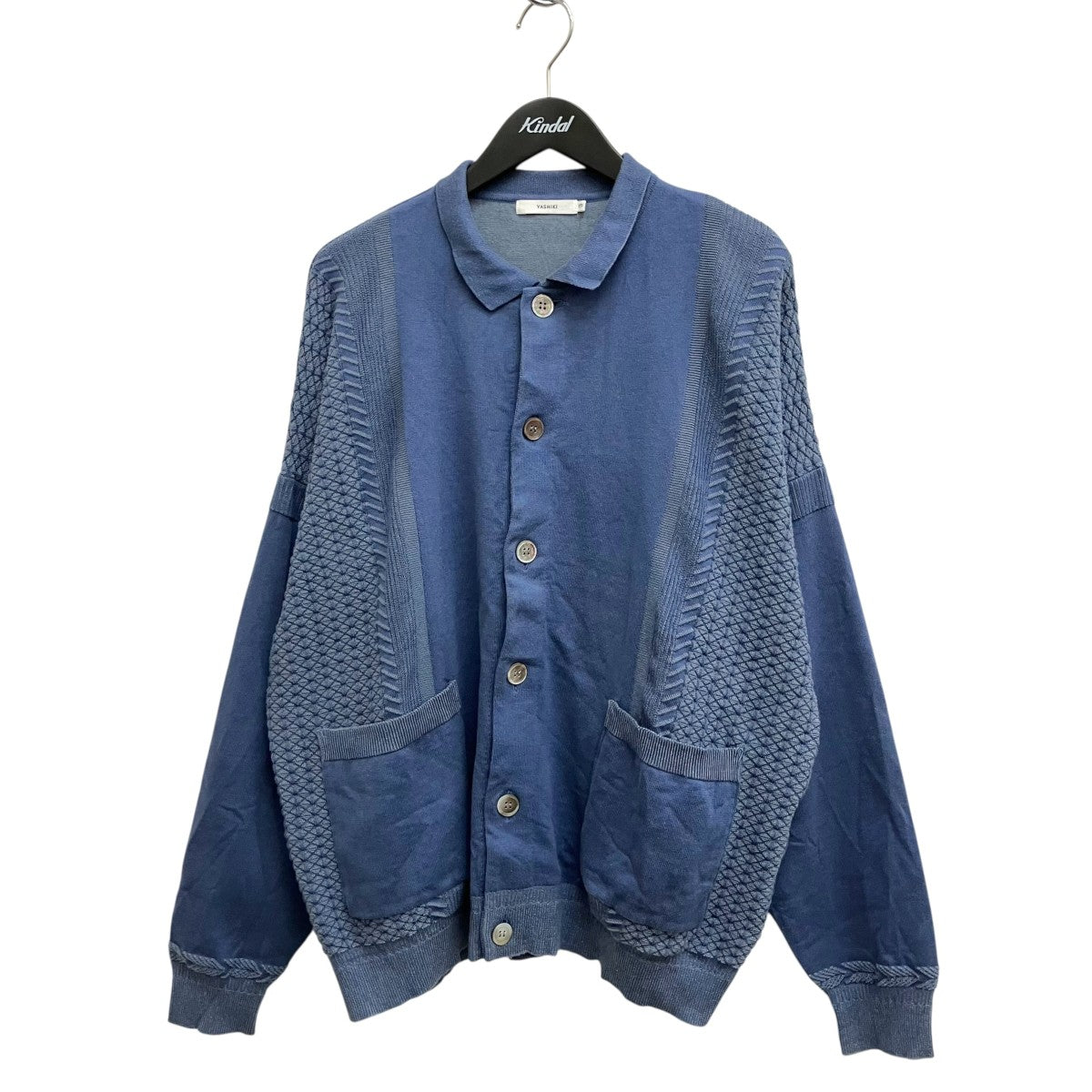 Hanaakari Collar CardiganニットカーディガンYSK-23SS-KN03
