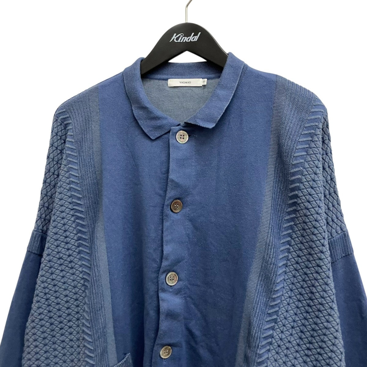 Hanaakari Collar CardiganニットカーディガンYSK-23SS-KN03