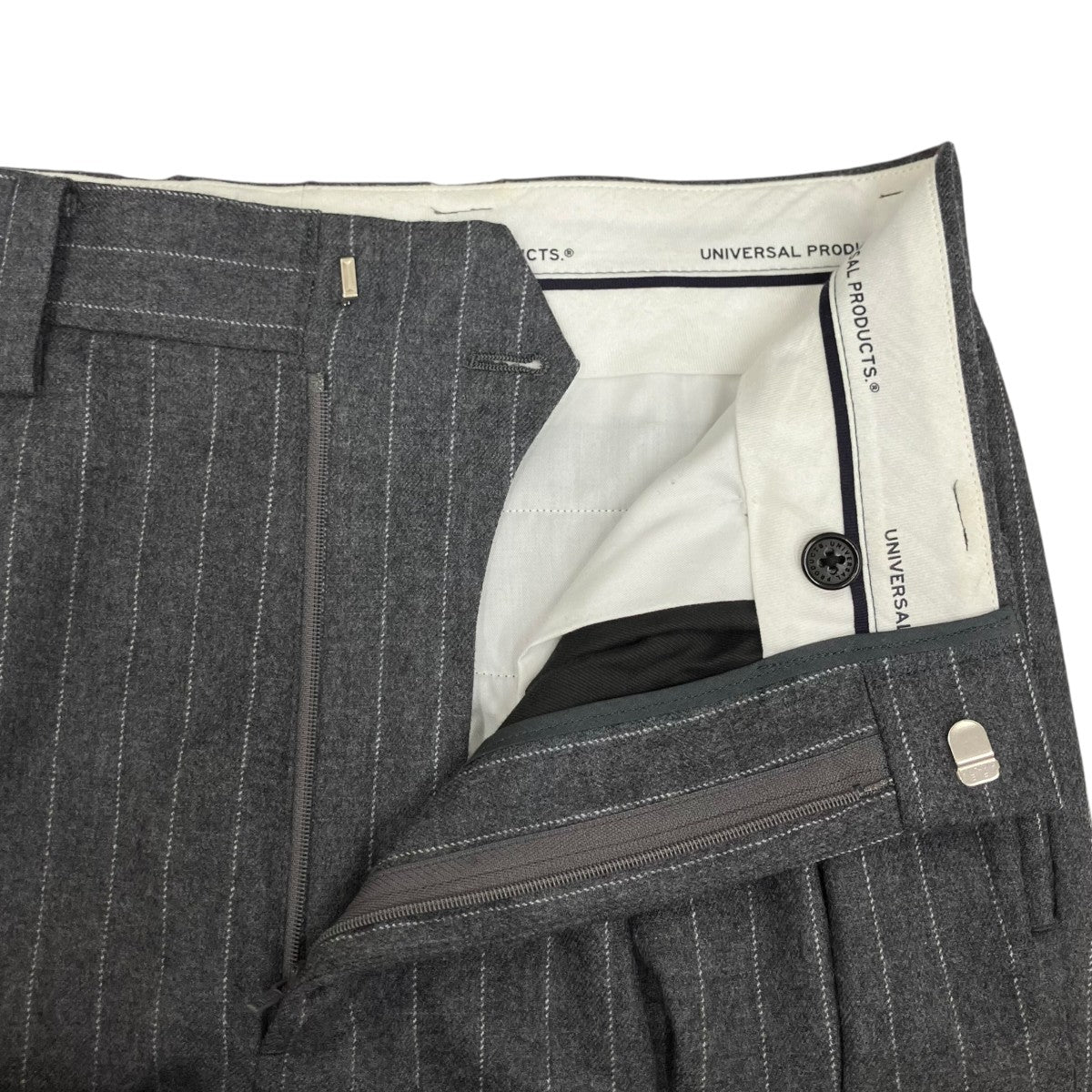 UNIVERSAL PRODUCTS． WOOL 2 TUCK TROUSERSスラックス253-60507 古着・中古-6枚目のアイテム画像