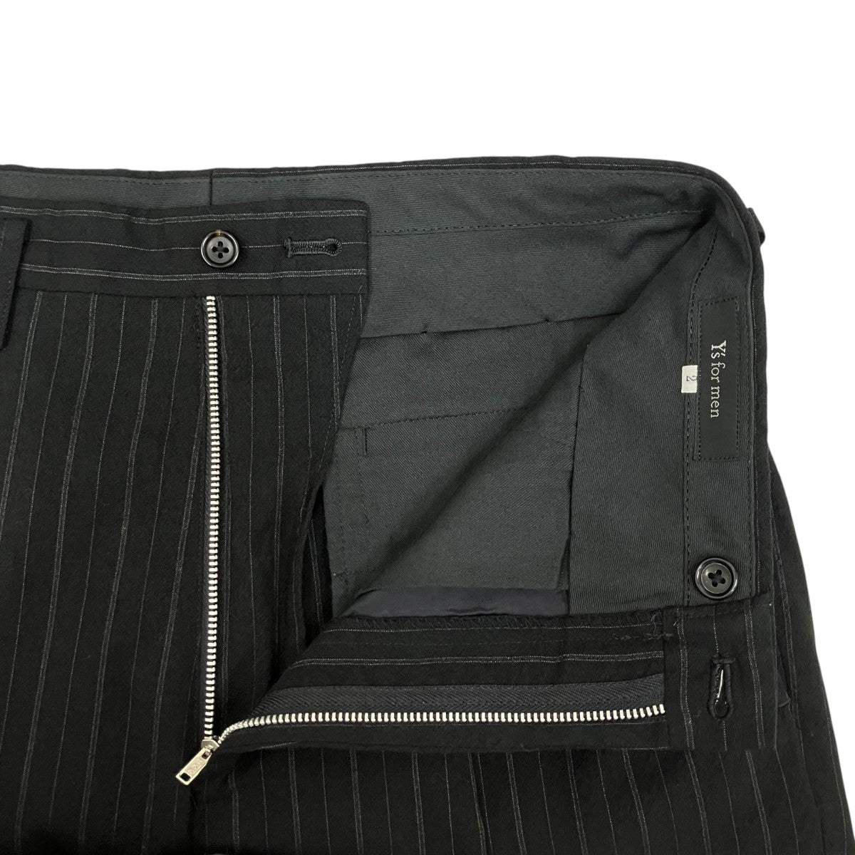Y’S for men ストライプスラックスMB-P83-105 古着・中古-6枚目のアイテム画像