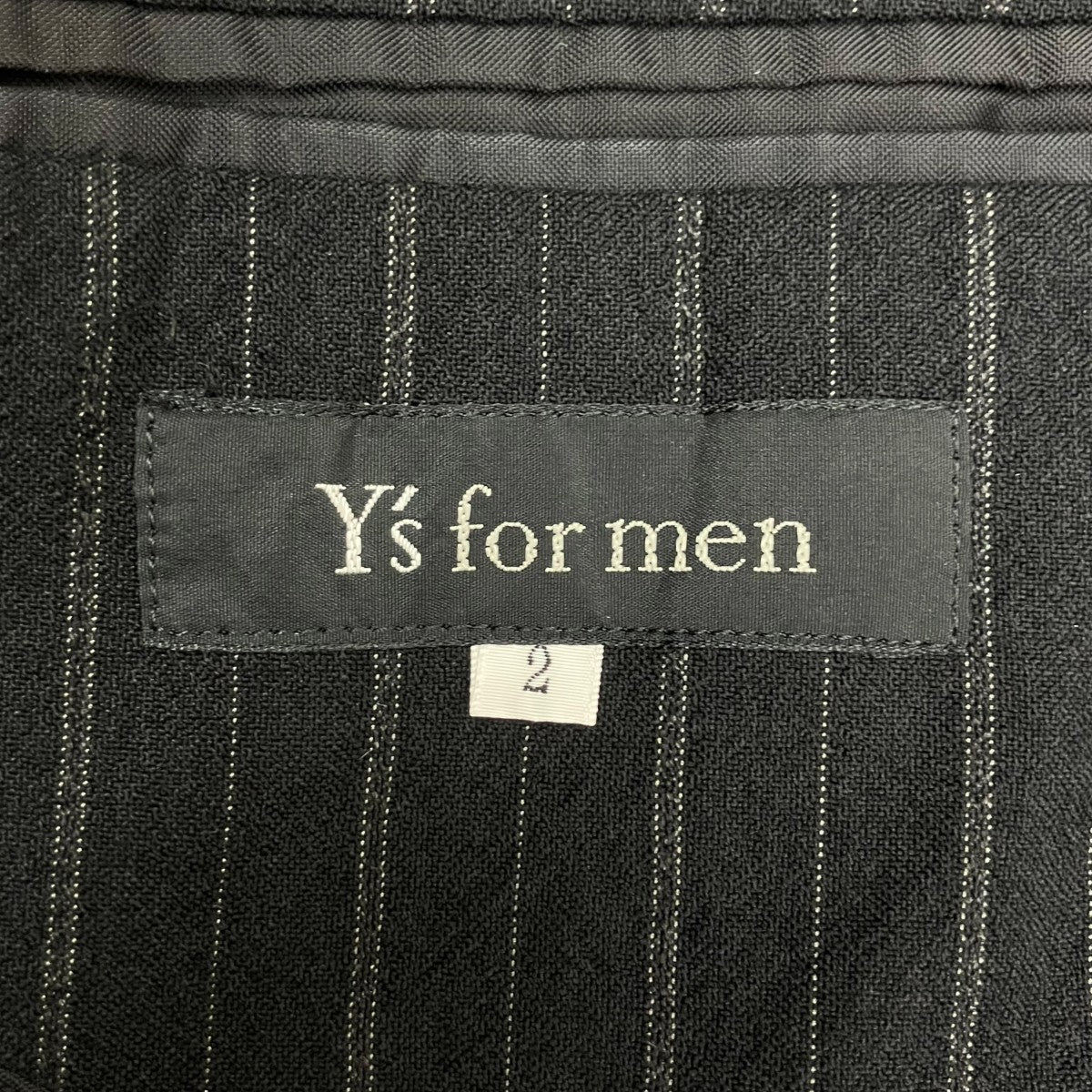 Y’S for men ストライプテーラードジャケットMB-J83-105 古着・中古-5枚目のアイテム画像
