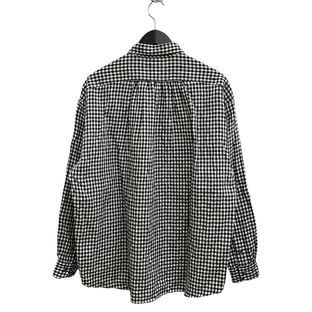 ROLL UP LINEN GINGHAM CHECK SHIRTチェックシャツPC-016-3978