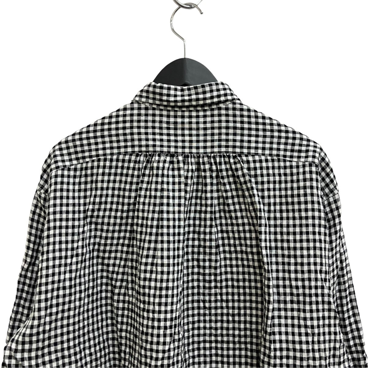 ROLL UP LINEN GINGHAM CHECK SHIRTチェックシャツPC-016-3978