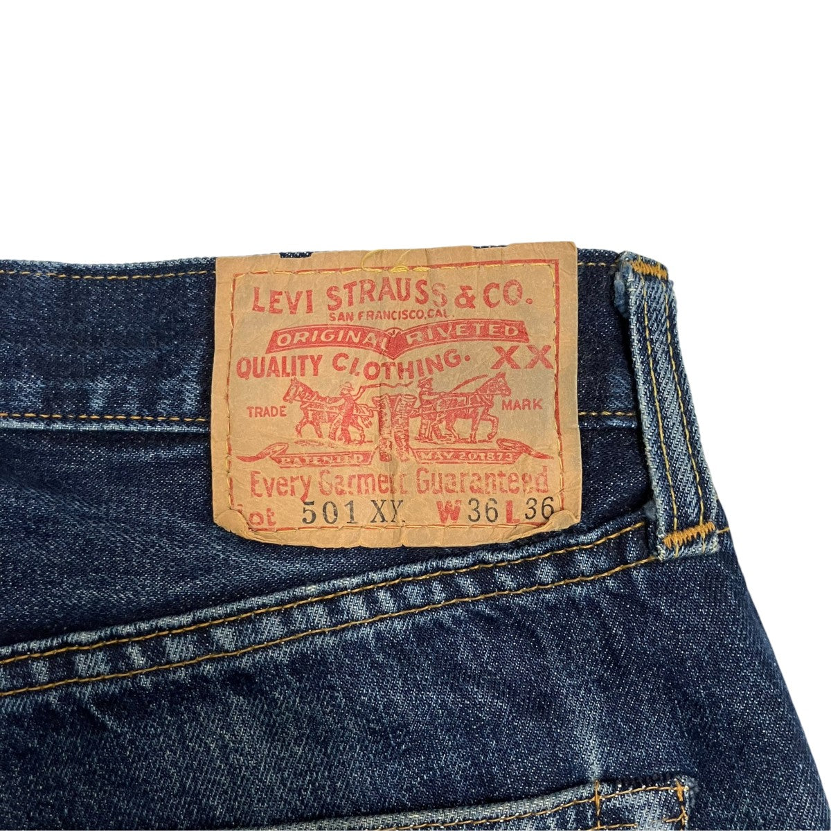 501XX復刻 00’s USA ボタン裏555デニムパンツ501-0003