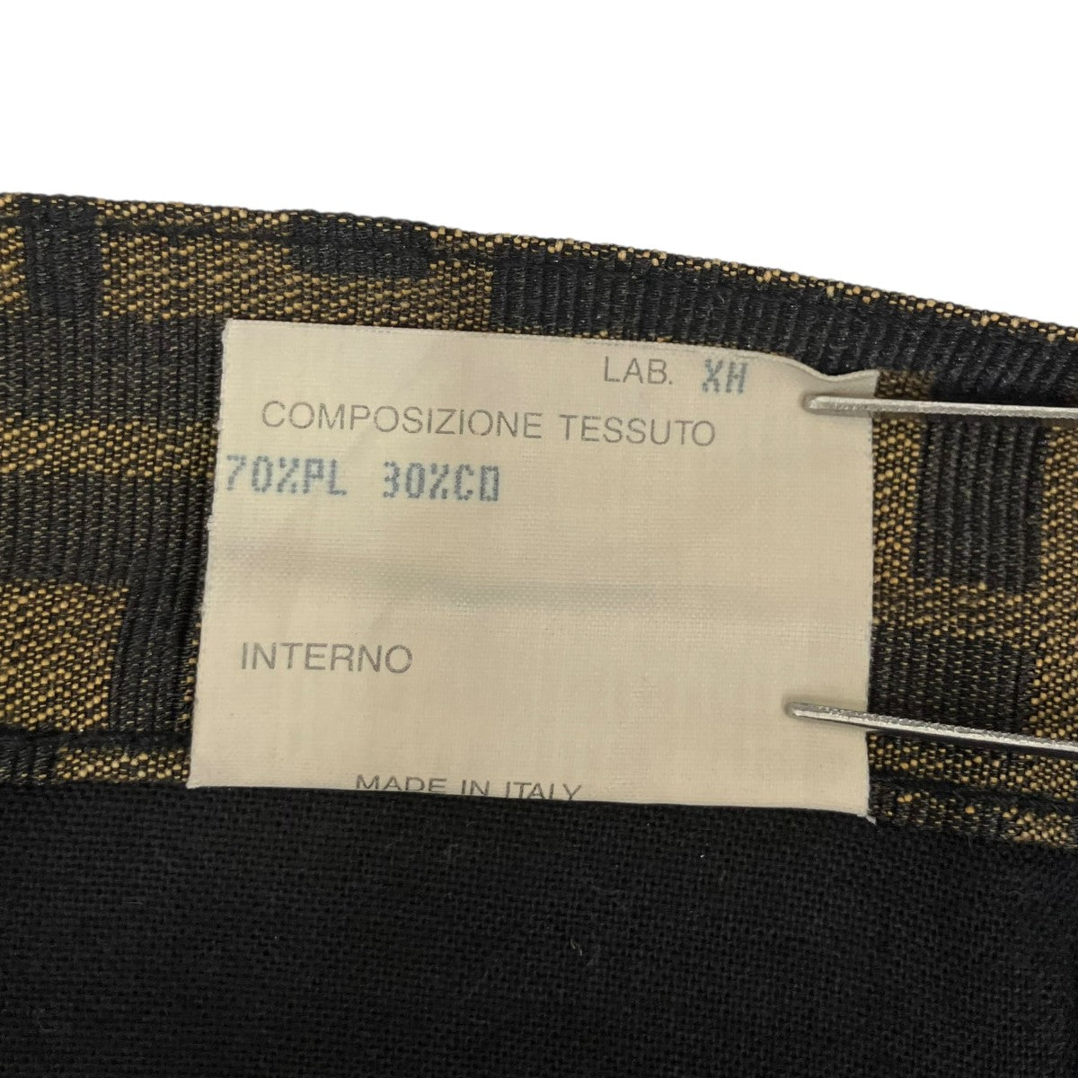 FENDI(フェンディ) ズッカ柄パンツ013460 013460 ブラウン×ブラック