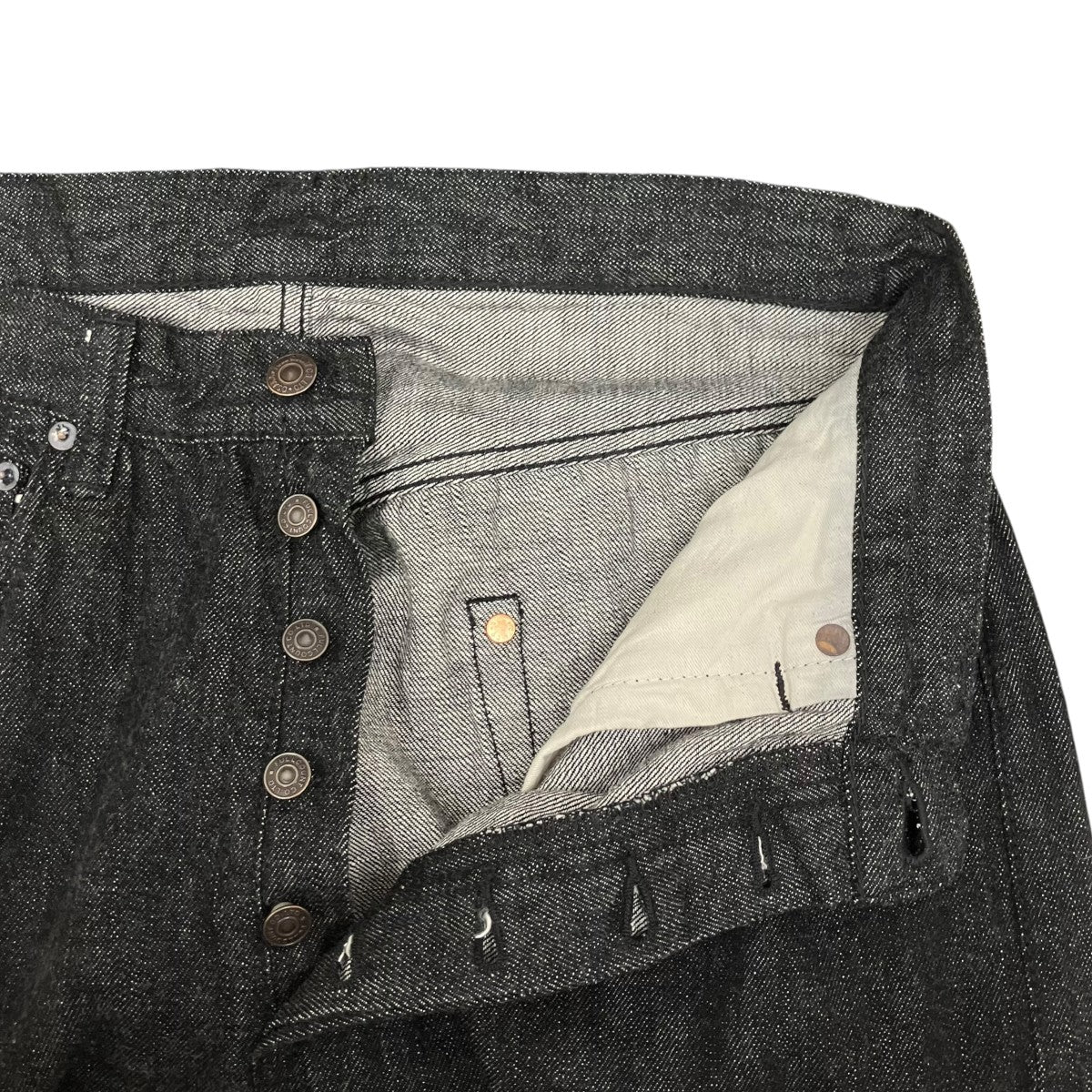 Wide Black Denim 11．5oz ”Super Smooth”デニムパンツ0105BKSS