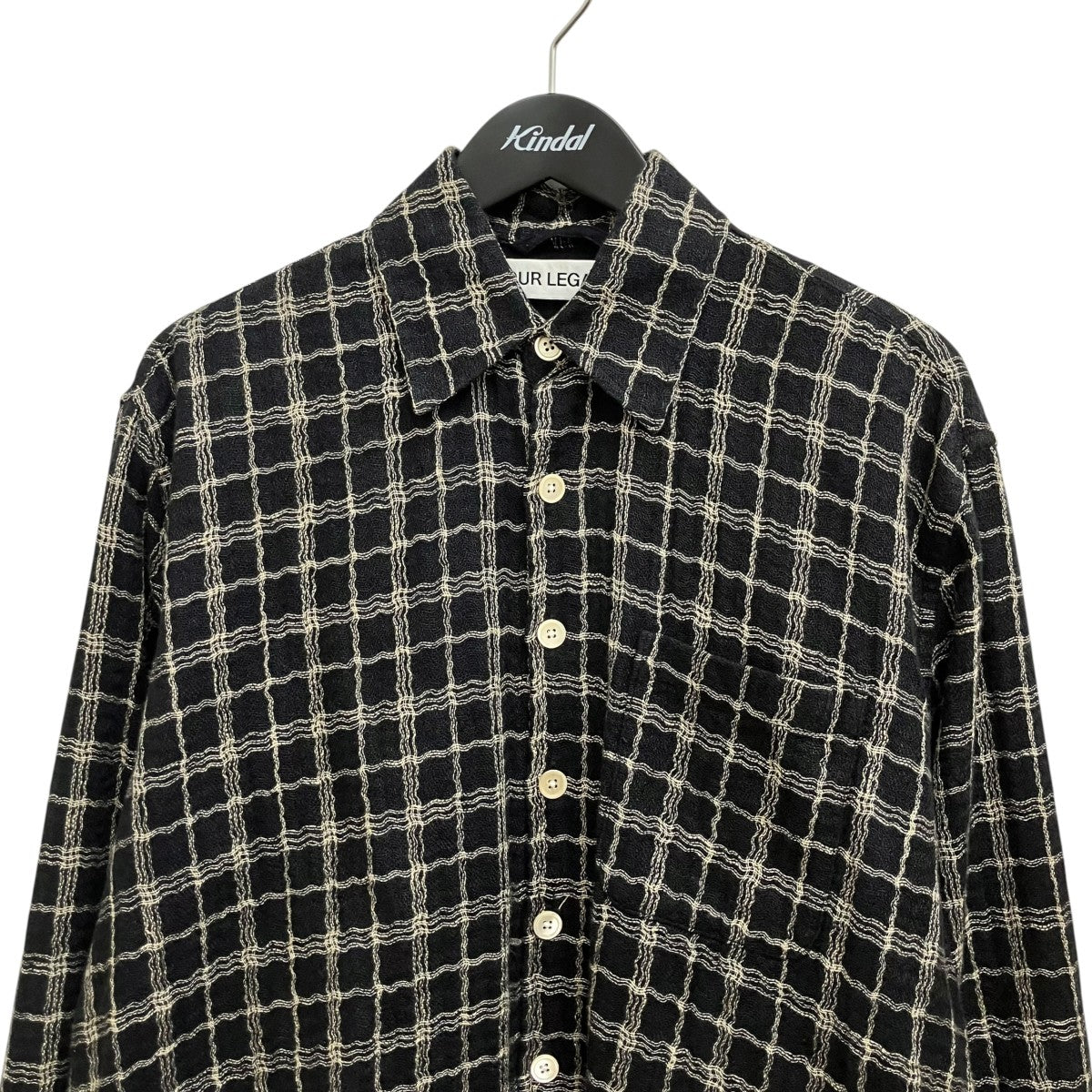 OUR LEGACY ABOVE SHIRTチェックシャツM2252ABF 古着・中古-3枚目のアイテム画像