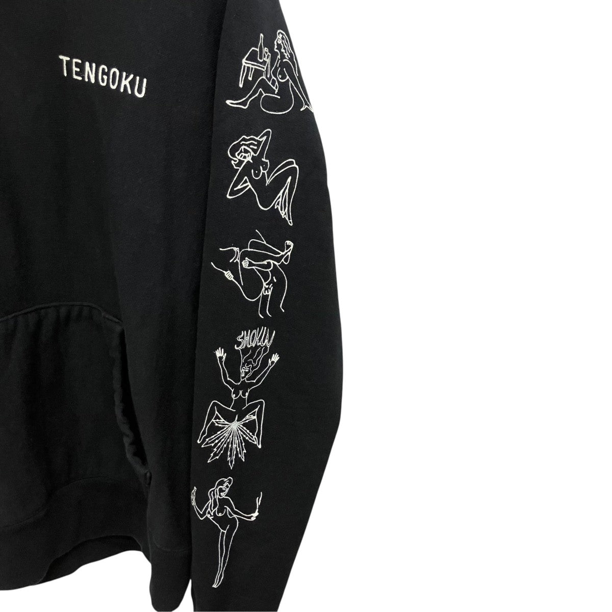 WACKO MARIA NUDEGIRL HEAVY WEIGHT PULLOVER HOODIEパーカー 古着・中古-4枚目のアイテム画像