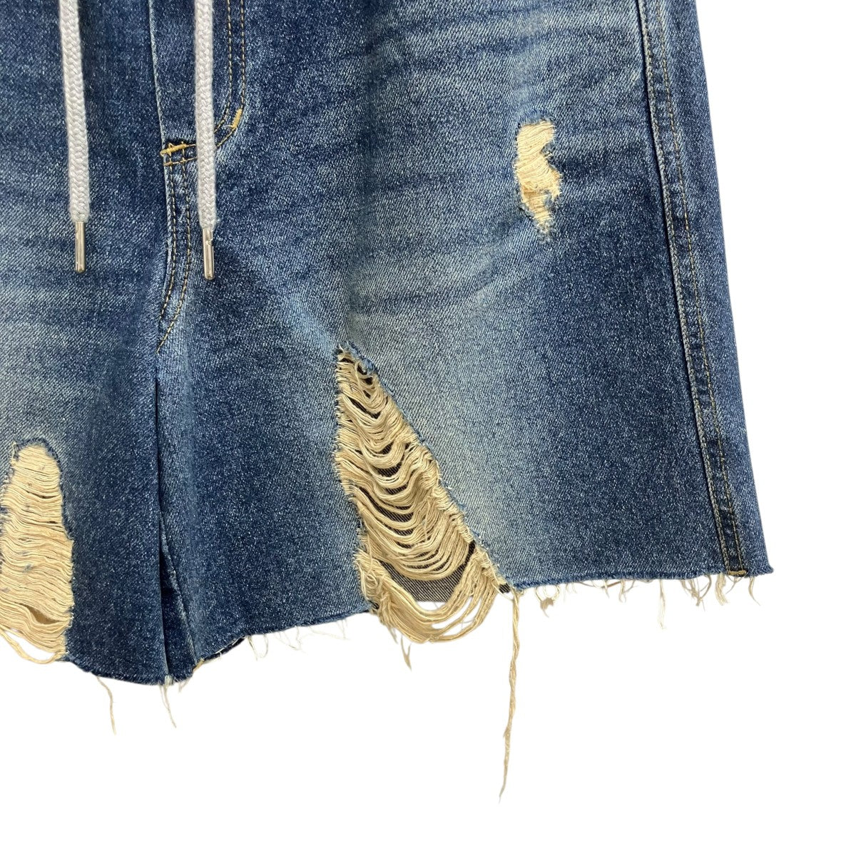 ANDERSSON BELL DENNY SWEAT WAIST DAMAGED SHORTSデニムショートパンツ 古着・中古-4枚目のアイテム画像