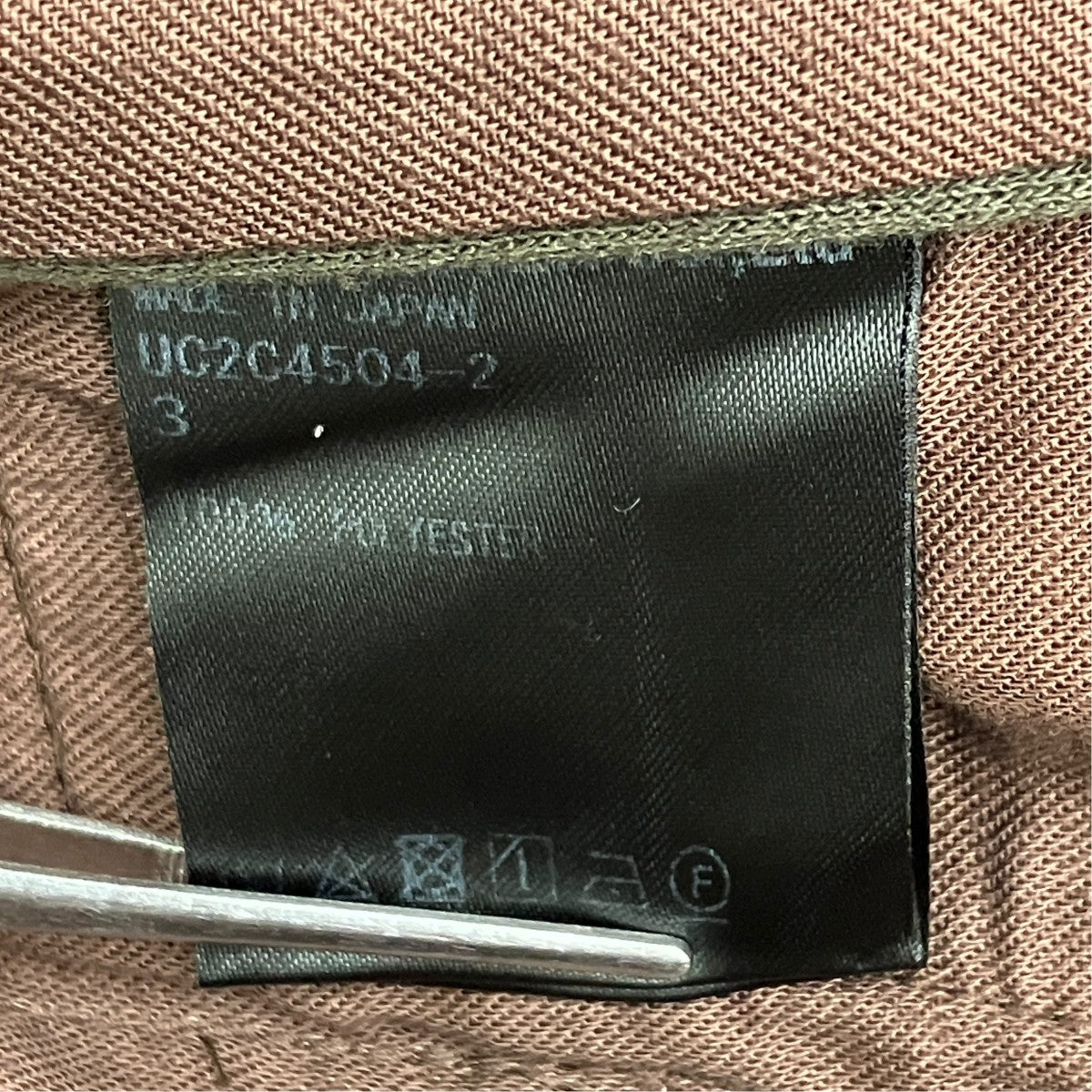 シェットランドウールサイドZIPテーパードパンツ UC2C4504