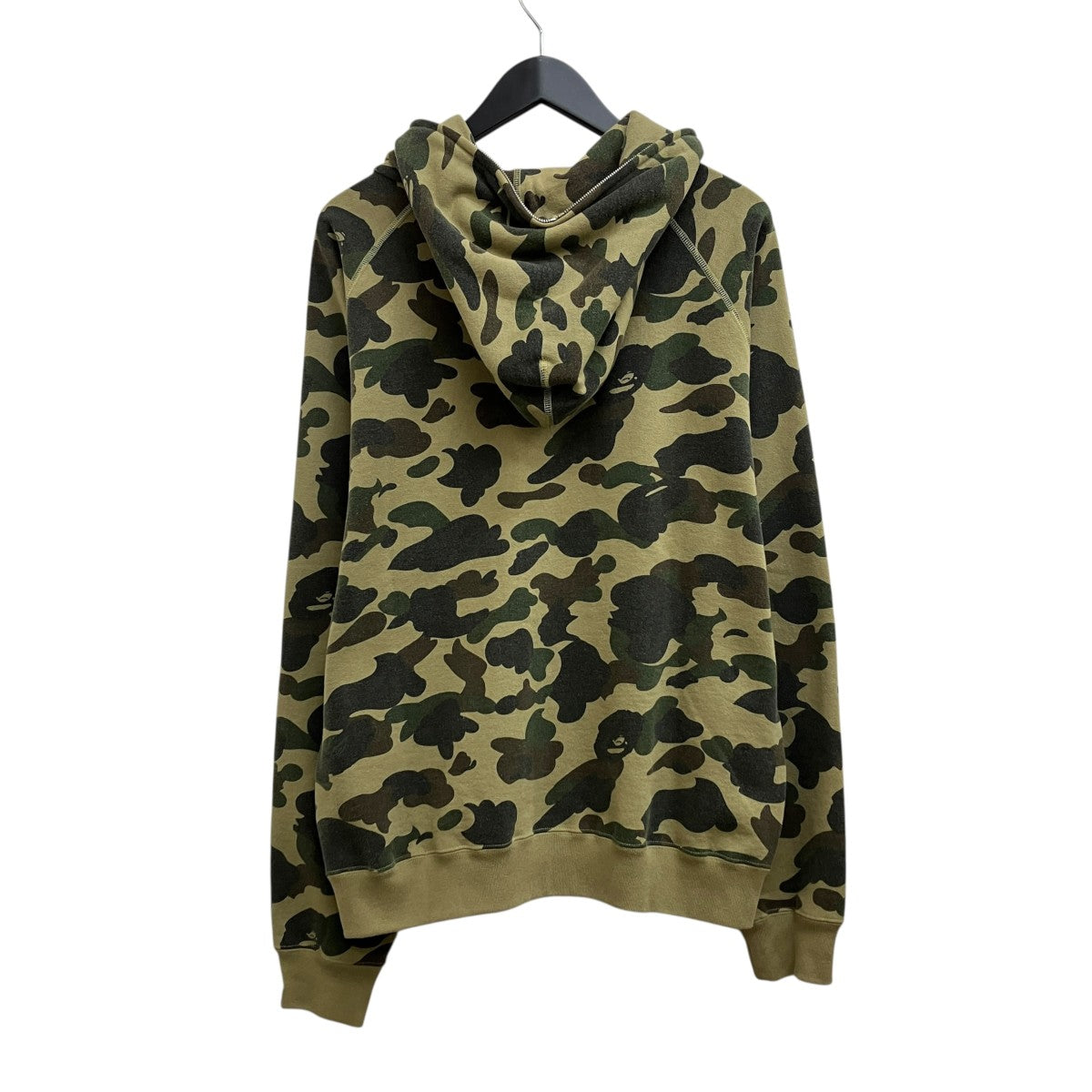 A BATHING APE(アベイシングエイプ) BAPEロゴ ラインストーンジップ