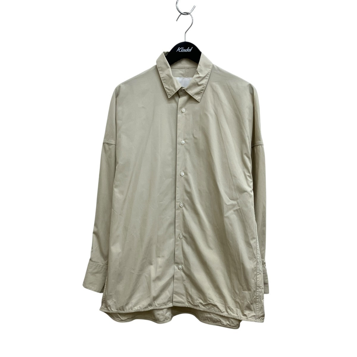 Clear Heavy Broadcloth Draping Shirt Type A ／N-25S-002