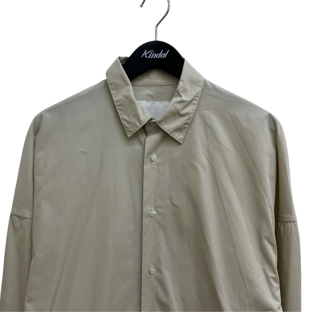 Clear Heavy Broadcloth Draping Shirt Type A ／N-25S-002