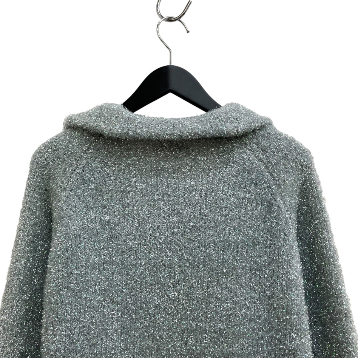 Open Neck Glitter Raglan Pullover ERL08-N357