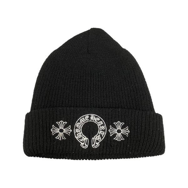 CHROME HEARTS(クロムハーツ) WOOL WATCH CAPニットキャップ ブラック