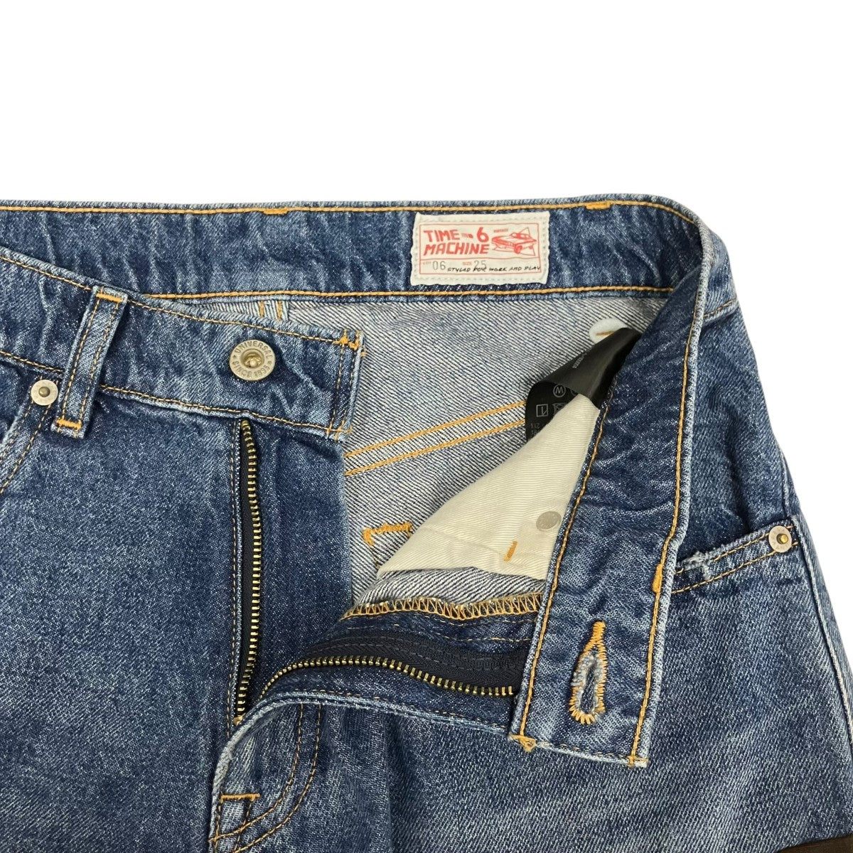 6(ROKU) BEAUTY＆YOUTH ＜timemachine＞DOCKING DENIM PANTSデニムパンツ8651-5-000004 古着・中古-6枚目のアイテム画像