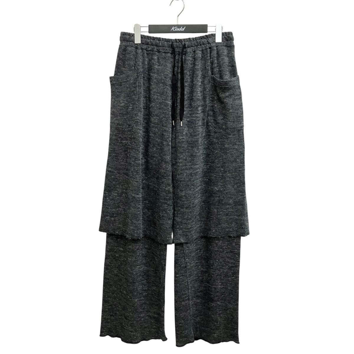 Layered Easy Pantsニットパンツ
