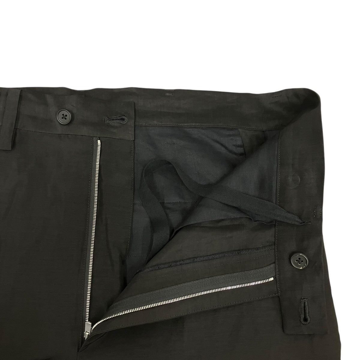 Draw Cord Wide Straight TrousersスラックスN-26S-026