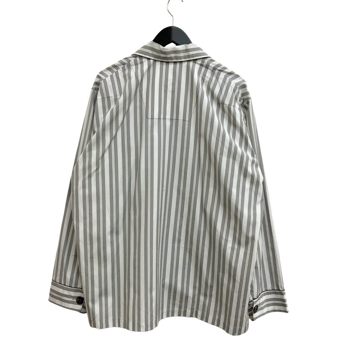 PAJAMA STRIPE BIG SHIRTストライプシャツSUNSEA3111
