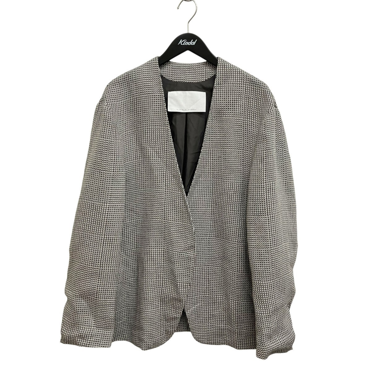 DRAPING NO COLLAR JACKETジャケットN-25S-086