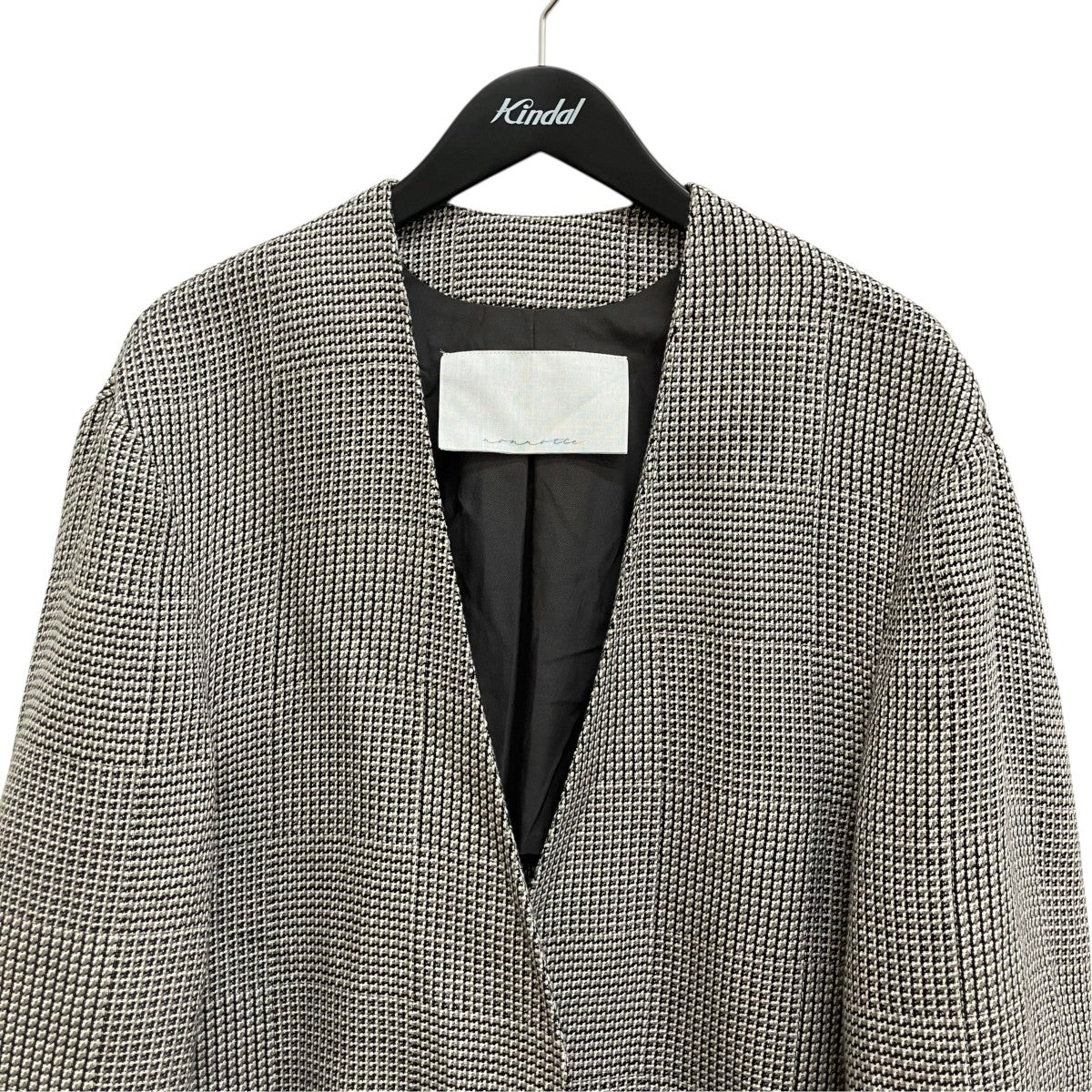 DRAPING NO COLLAR JACKETジャケットN-25S-086