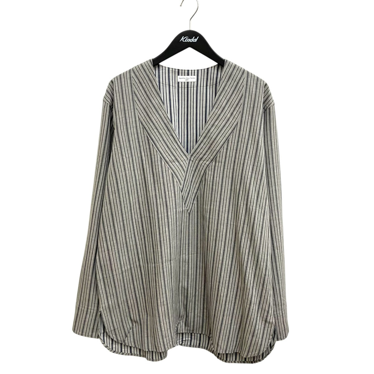 V Neck Over Shirt長袖シャツAOV-G2-pe-11
