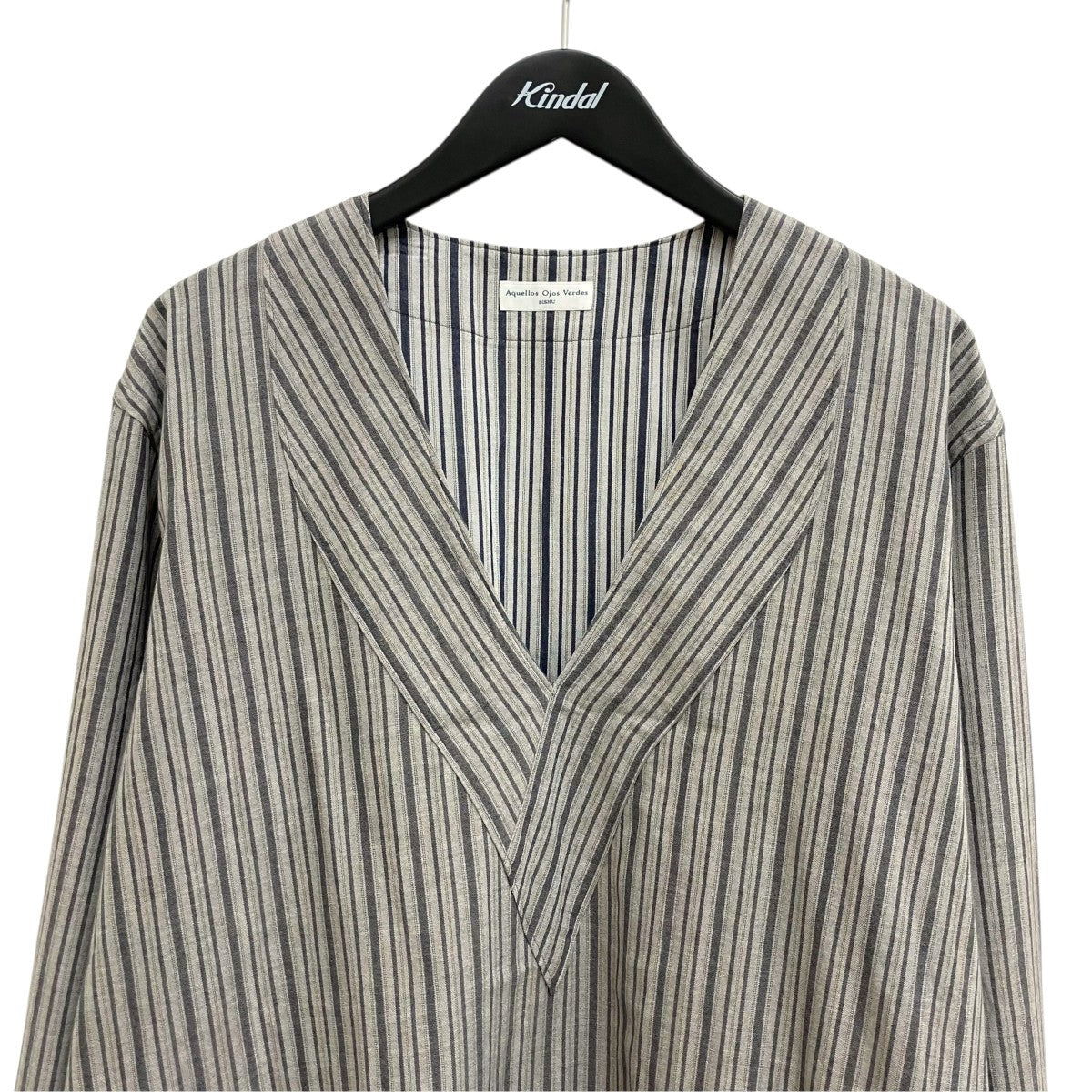 V Neck Over Shirt長袖シャツAOV-G2-pe-11