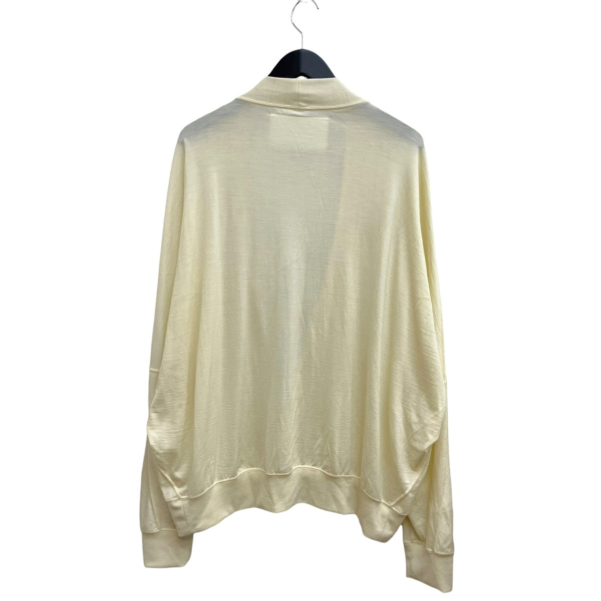 Super140S Washable Wool Jersey Cachecoeur CardiganカーディガンN-25A-042