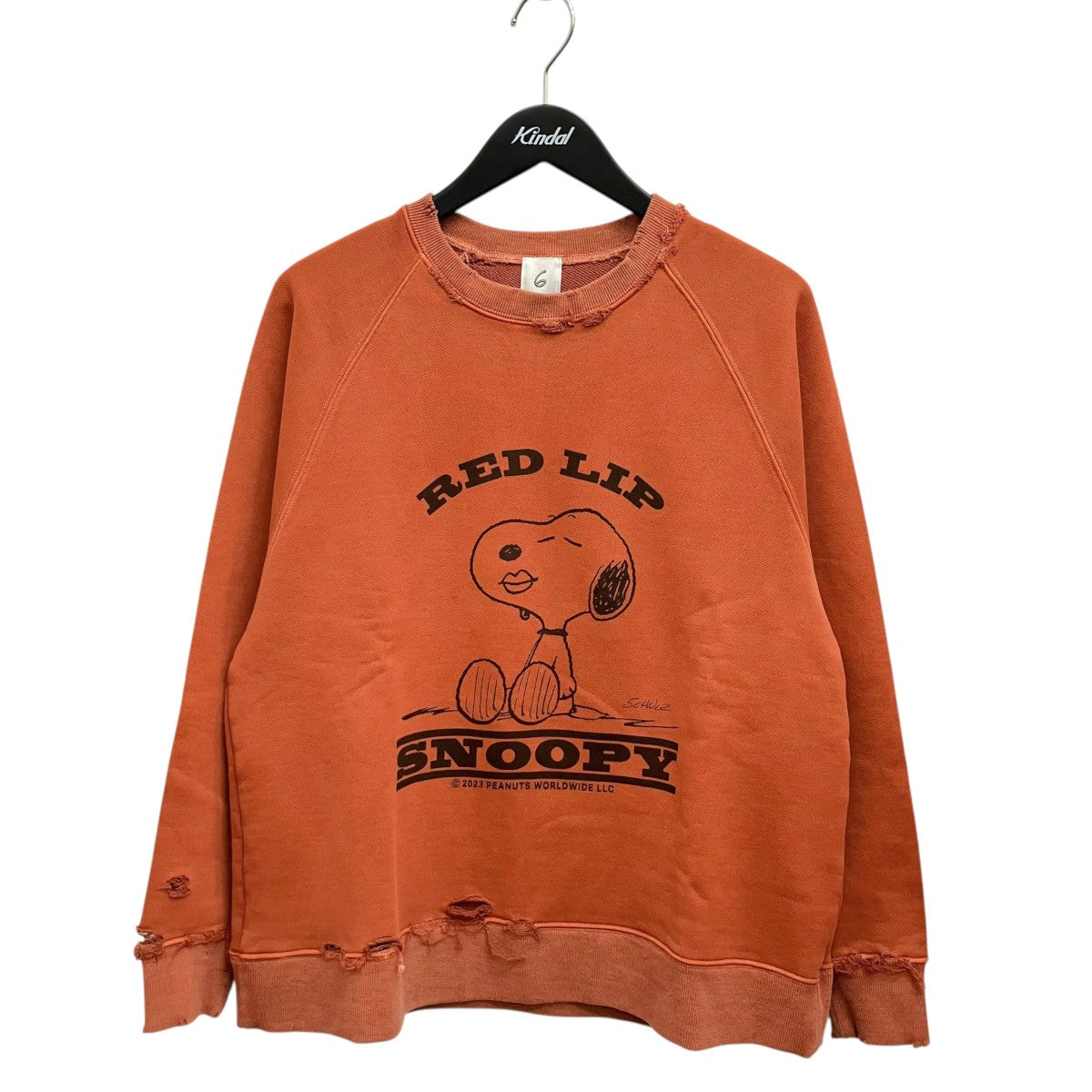 PEANUTS SNOOPY LIP SWEAT PULLOVERスウェット