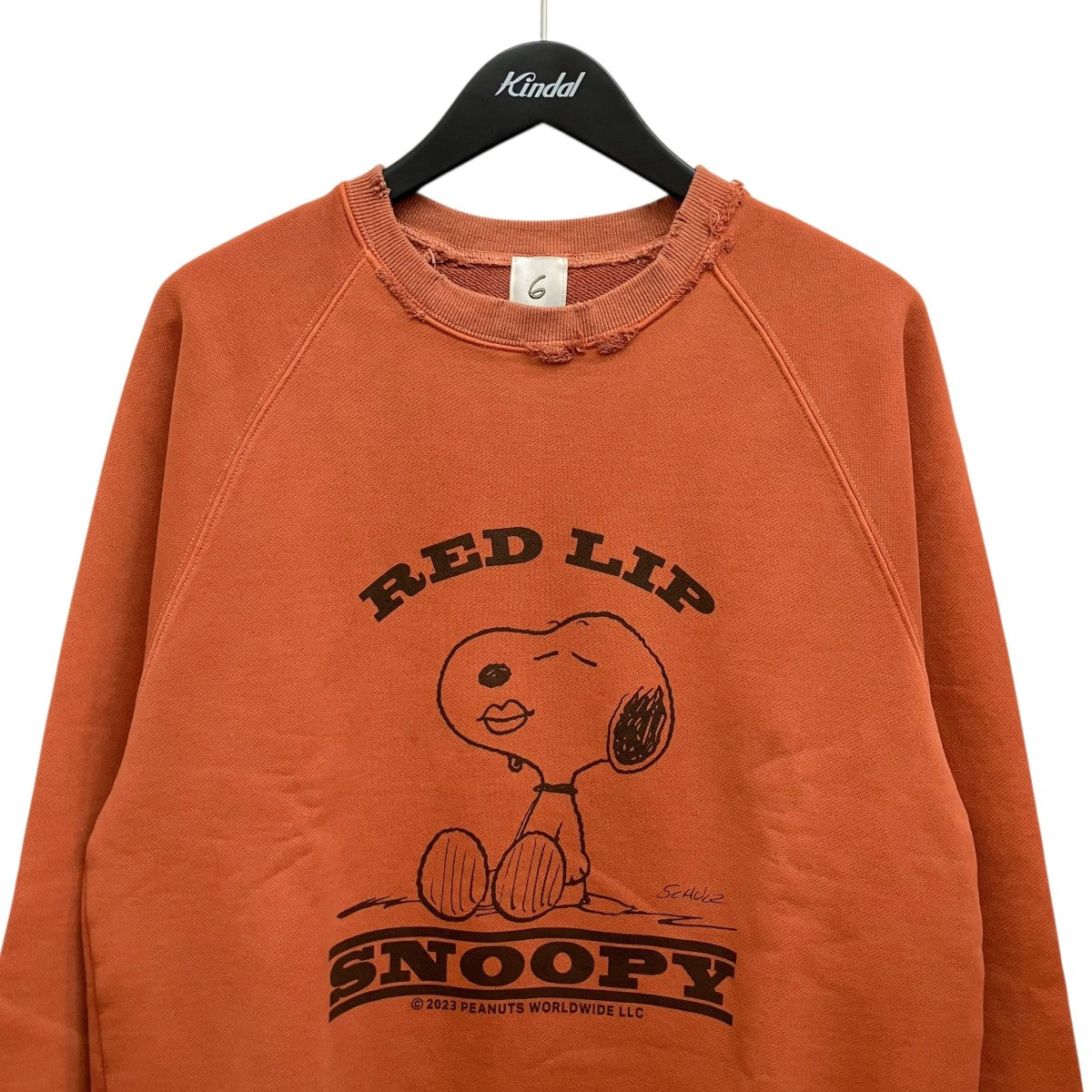 PEANUTS SNOOPY LIP SWEAT PULLOVERスウェット