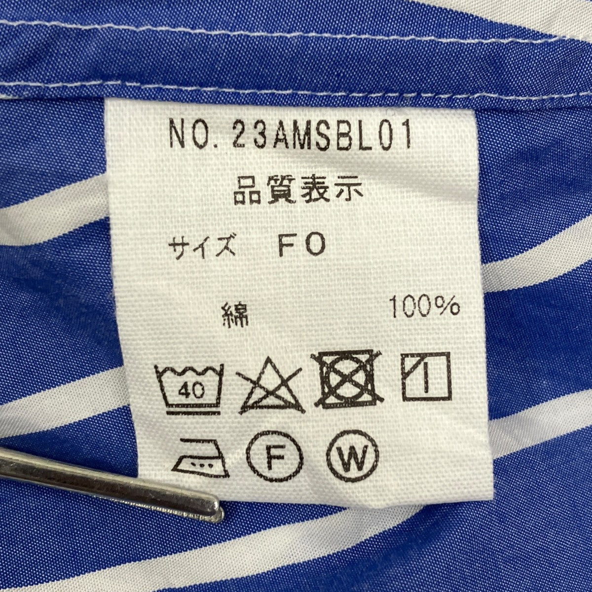 23AW STRIPE BIG SHIRTS 23AMSBL01