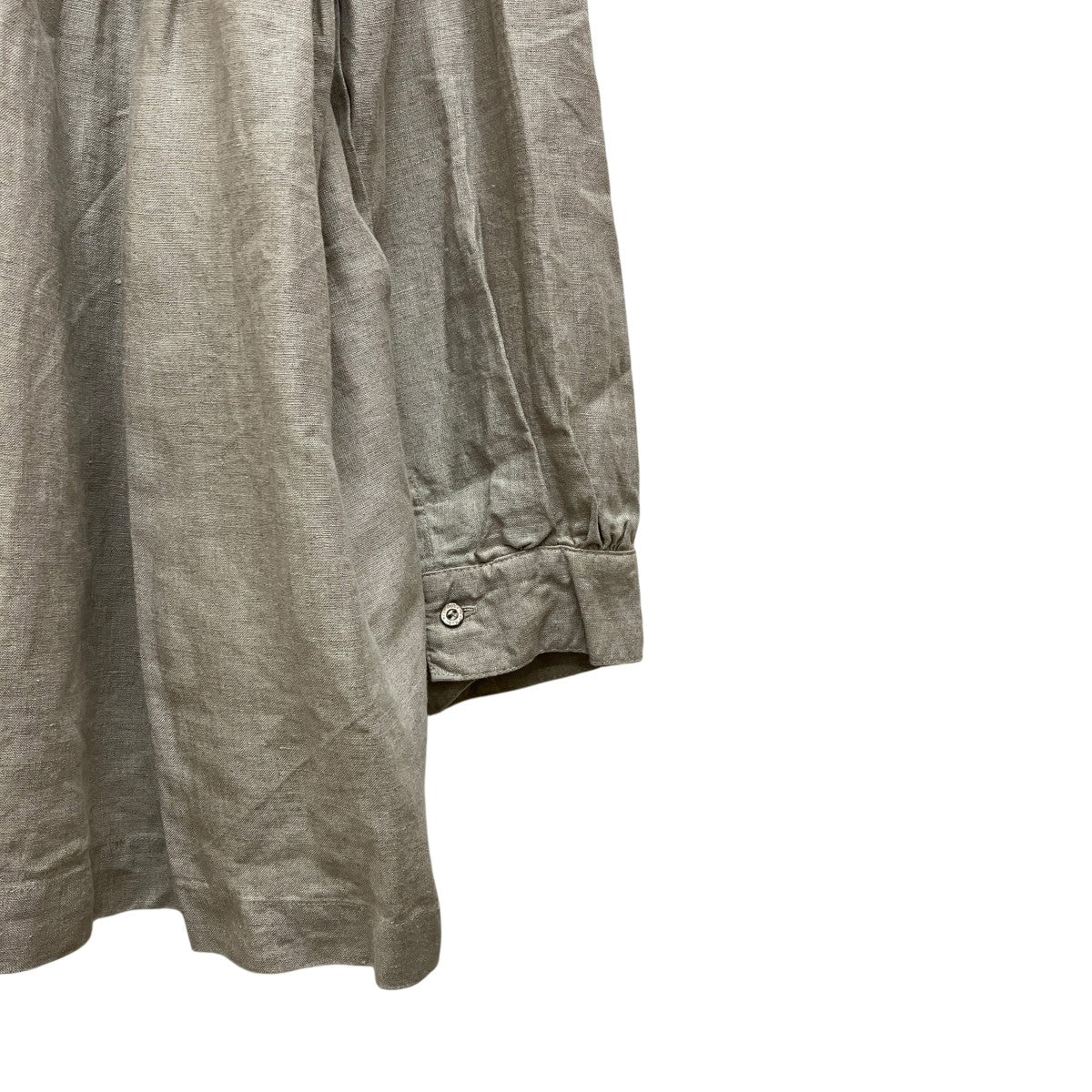 24AW リネンスクエアカラーブラウス 01243-1157