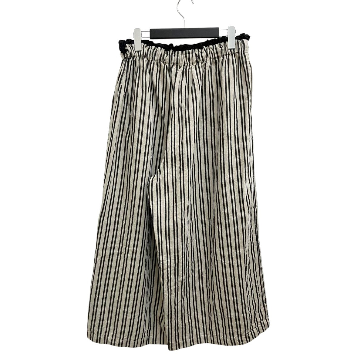 24AW リネンストライプワイドパンツ 01244-1159